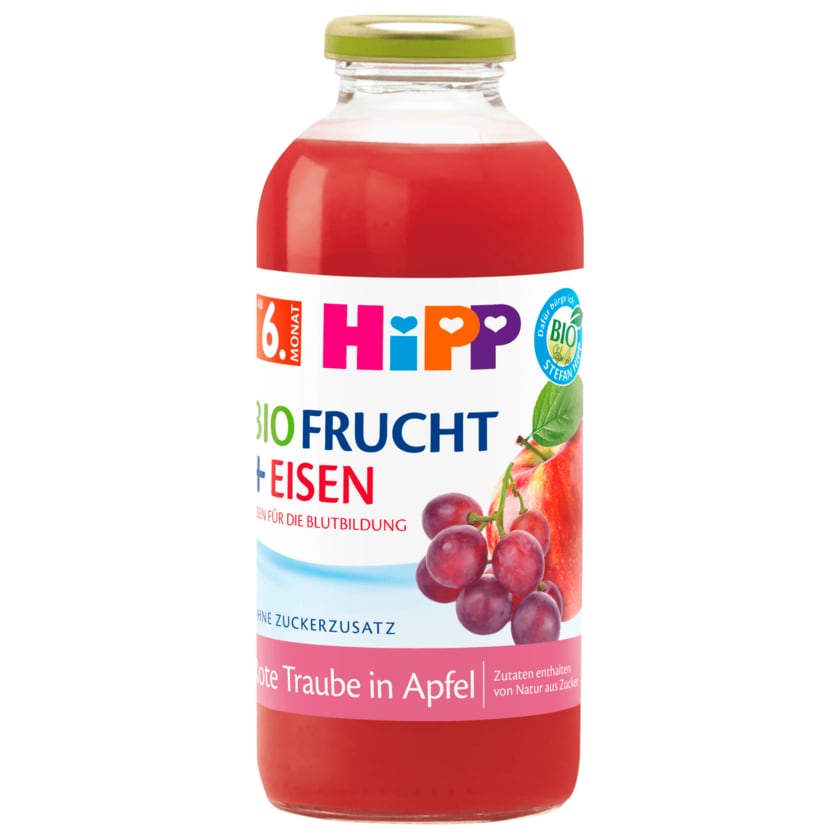 Hipp Bio Rote Apfel in Traube 0,5l